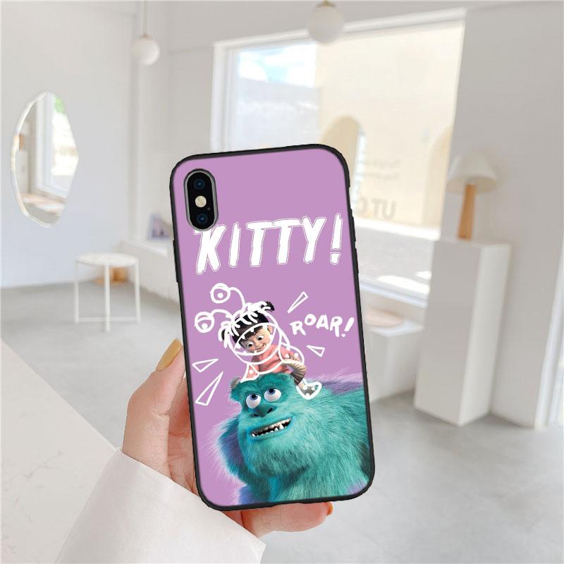CJ80 Monsters Inc Sullivan Soft Shell Phone Case for iPhone 16 15 14 13 12 Pro Max Plus Mini