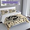 3pcs Custom Name Linkin Park Set,Includes 1 Duvet Cover and 2 Pillowcases,All-season Bedroom Decor