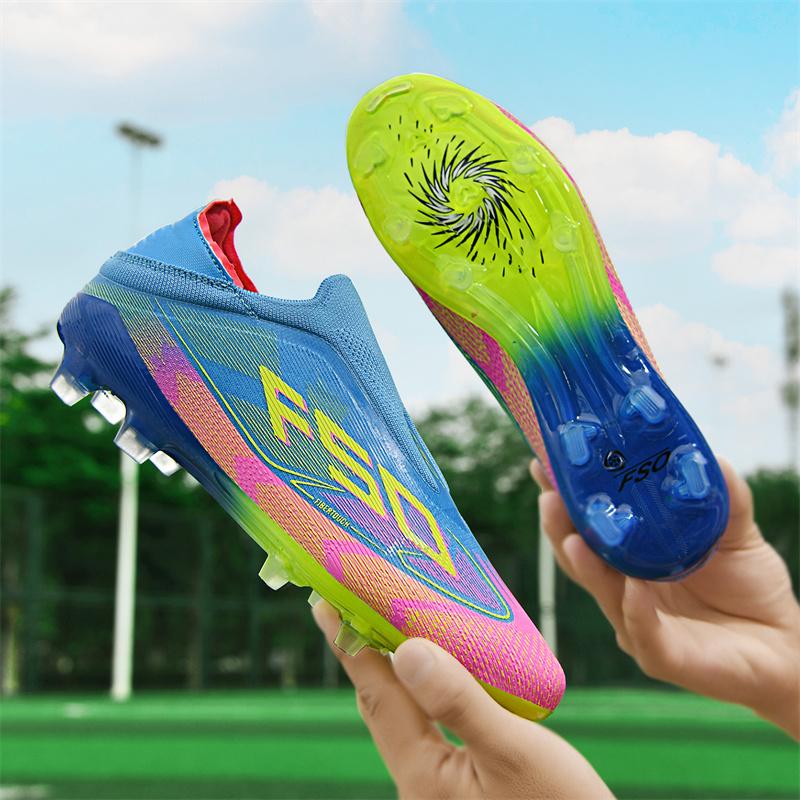 Chaussures de Football pour Homme Nouvelle Société Herbe Tenis Adulte Respirantes Ultra-légères Sports d'Extérieur Chaussures de Football Homme Baskets Chaussures de Football