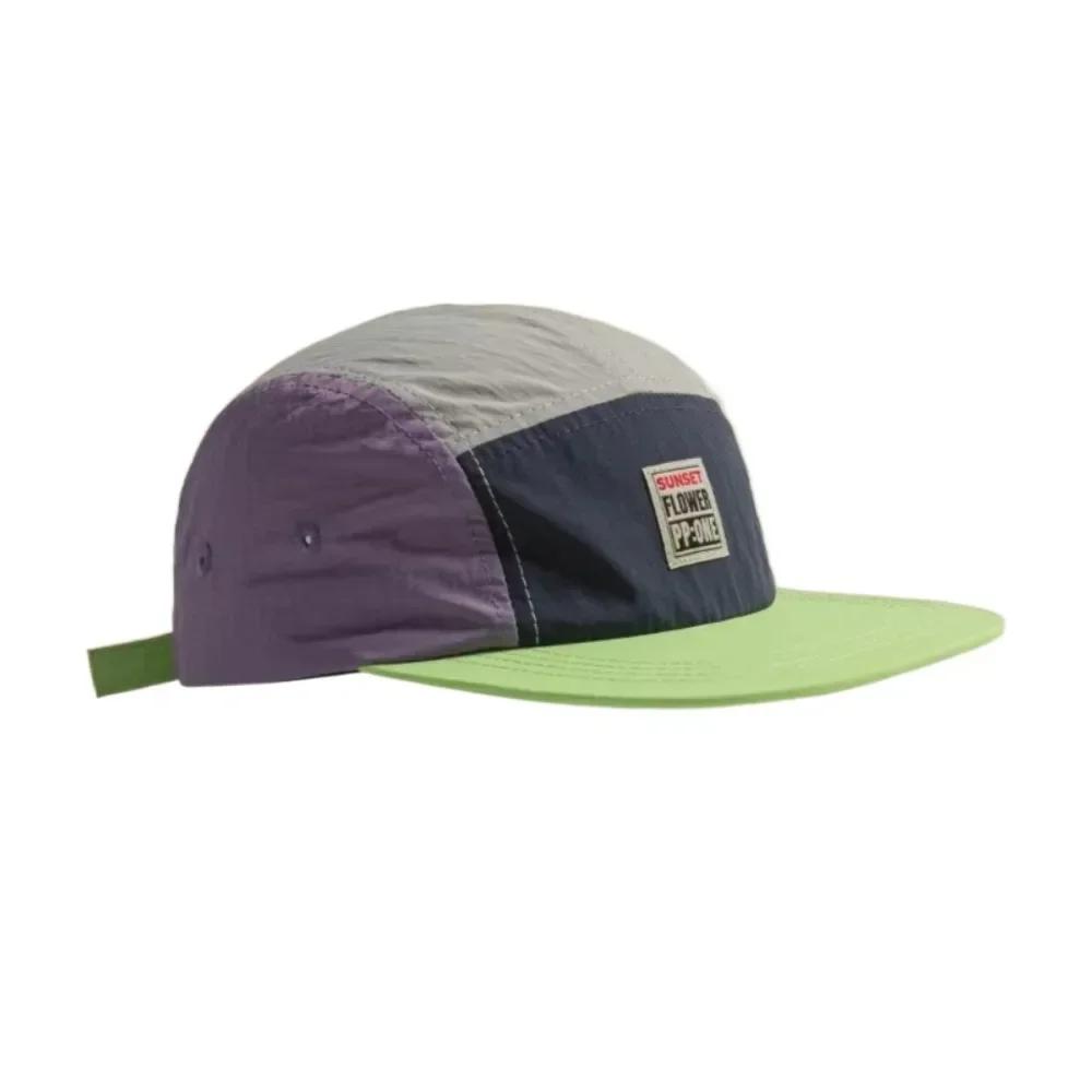 Retro Japanese Style Hip-Hop Hats 5 Panel Thin Flat Brimmed Baseball Cap Quick-Drying Breathable Sunscreen Hat Unisex