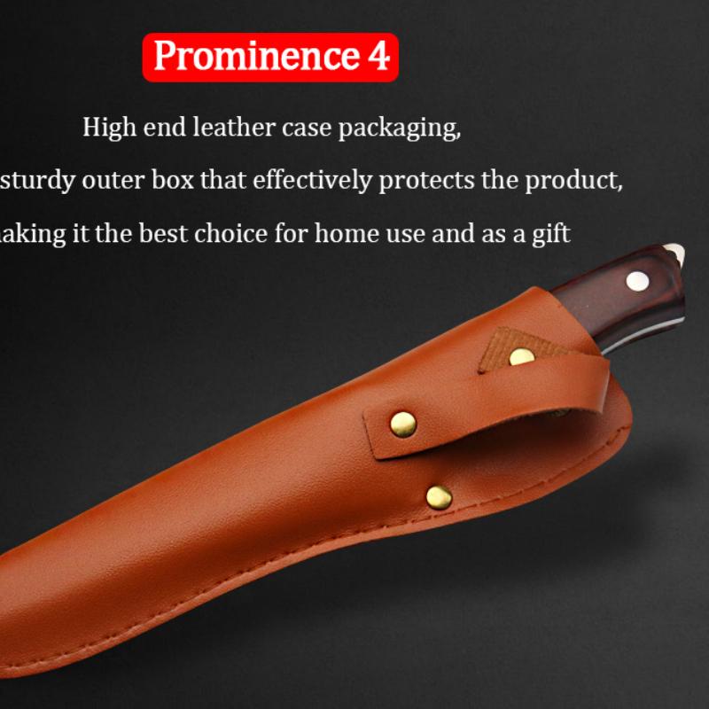 1PC Forging Boning Knife Chef's Knife Slaughtering Pigs Sheep Meat Cutting Knife Stainless Steel Cooking Knife