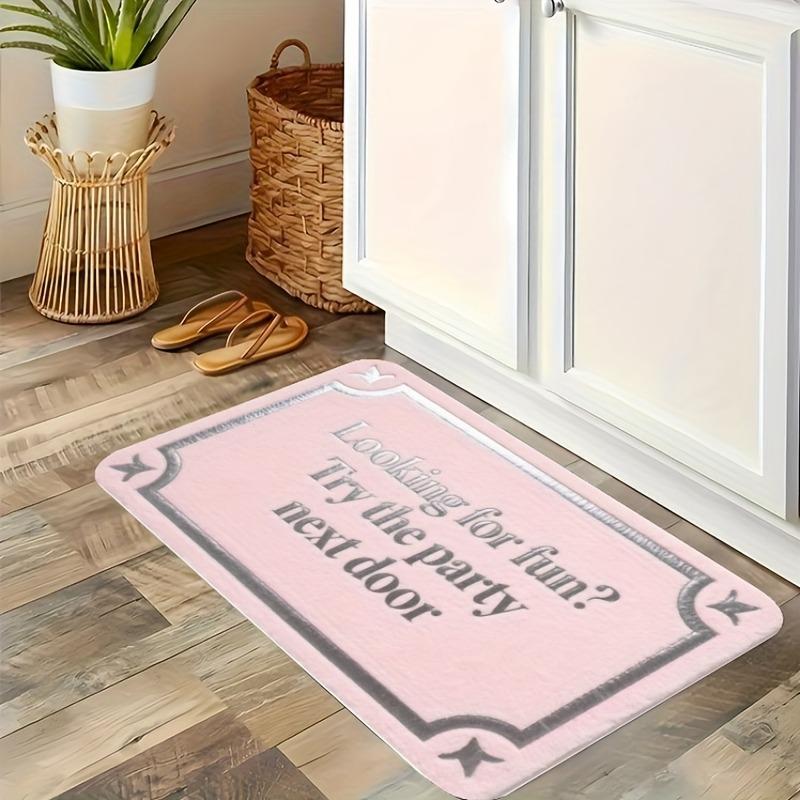 1PC Lovely Cat Kitchen Rug Non-Slip Door Mat Pop Design Bathroom Rug Bath Mat Carpet for Home Sink Laundry Decoreeree