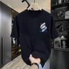 T-shirt d'été pour hommes et femmes à col rond, manches courtes et imprimé, Tops de sport respirants