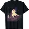 Cigarette Kitten Funny Smoking Cat Meme Stupid Brainrot Unisex T-Shirt