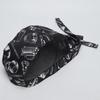Chef Hat Printing Bouncy Mesh Adjustable Unisex Prevent Hair Falling Lace Up Pepper Restaurant Working Hat for Hotel