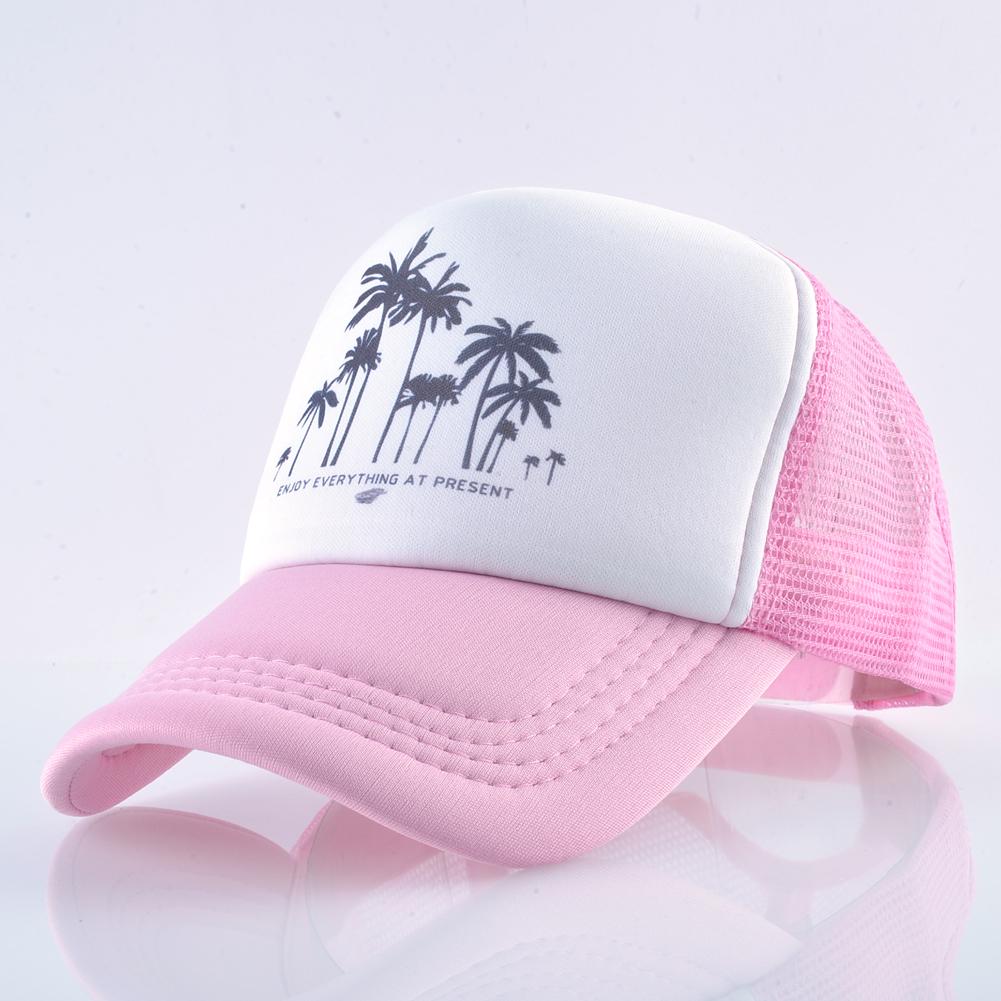 Mesh Baseball Cap Summer Outdoor Sport Hats For Men Women Fashion Coconut Tree Hip Hop Hat KTB