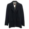 90s Made In France Old Tailored Jacket 40 Black Blazer Women Used