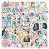 10/30/60pcs  Mix Cartoon Princess Sticker Cute Belle Snow White Graffiti Decal DIY Laptop Journal Kawaii Aesthetic Sticker