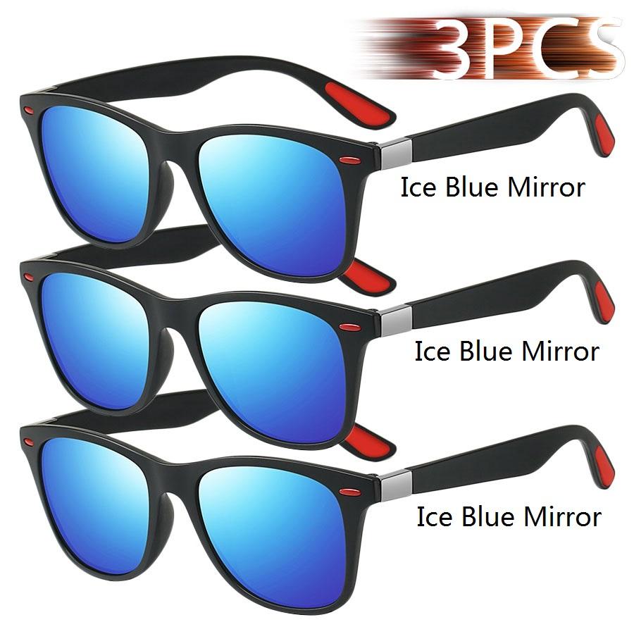 Stylish Vintage Square Unisex Driving Fishing Sun Glasses Anti-Glare Eyeglasses Men Women Luxury De-signer Sun Glasses UV400
