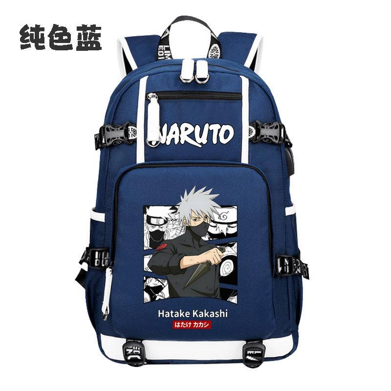 Naruto Anime Ryggsäck Lätt Ergonomiskt Ländryggsstöd Stor Kapacitet för Studenter