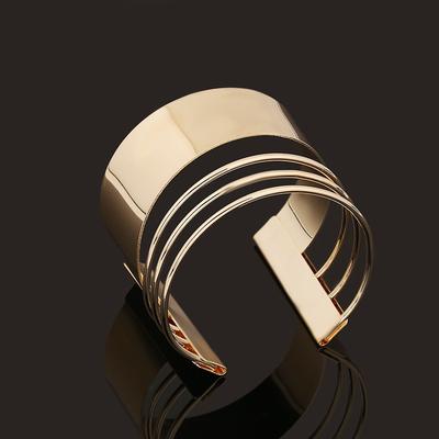 DIEZI Bijoux Gypsy Mode Verguld Zilver Punk Hip Hop Manchet Breed Heren Armbanden Armarmband voor Vrouwen Armbanden