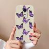 Suitable For Redmi Note 7S 10 10S K80 7 8 9 9T 10T 9S Pro Max Plus New Case Pretty Butterfly Sunflowers Liquid Silicone Anti Slip Shell For Redmi Capa