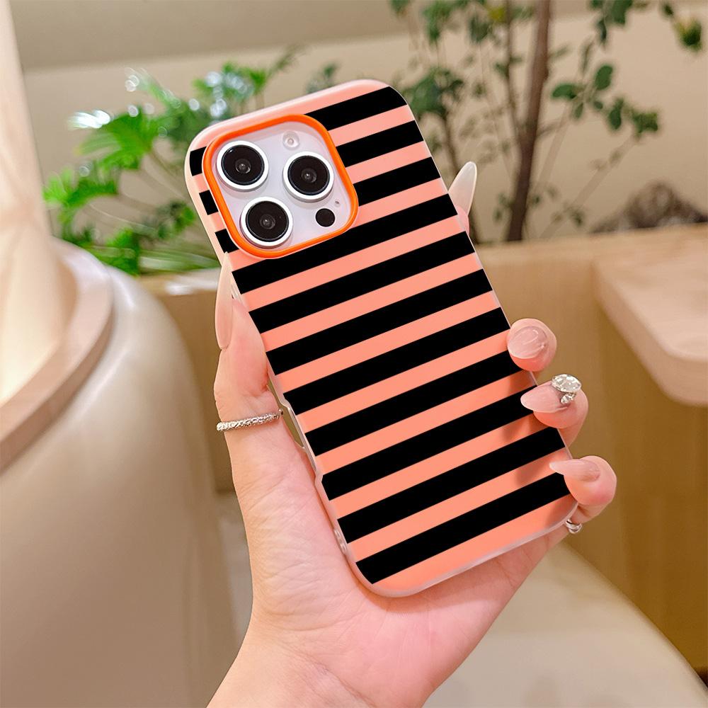 Matt Godisfärg 2-i-1 Fodral för Redmi Note A5 A3 15 14 14C 13 13C 12 12C 11 A1 10 9T 9A 9 Pro 4G 5G Mode Svarta Linjer