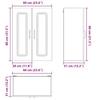 Dishwasher Front Kalmar Sonoma Oak 60 X 31 X 80 Cm