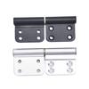 Aluminum Door Black Flag Hinge Detachable 4 Inch Kitchen Door Hinge X2