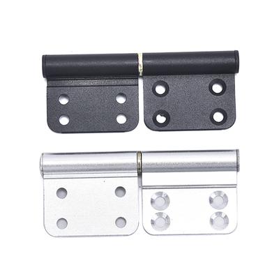 Aluminum Door Black Flag Hinge Detachable 4 Inch Kitchen Door Hinge X2