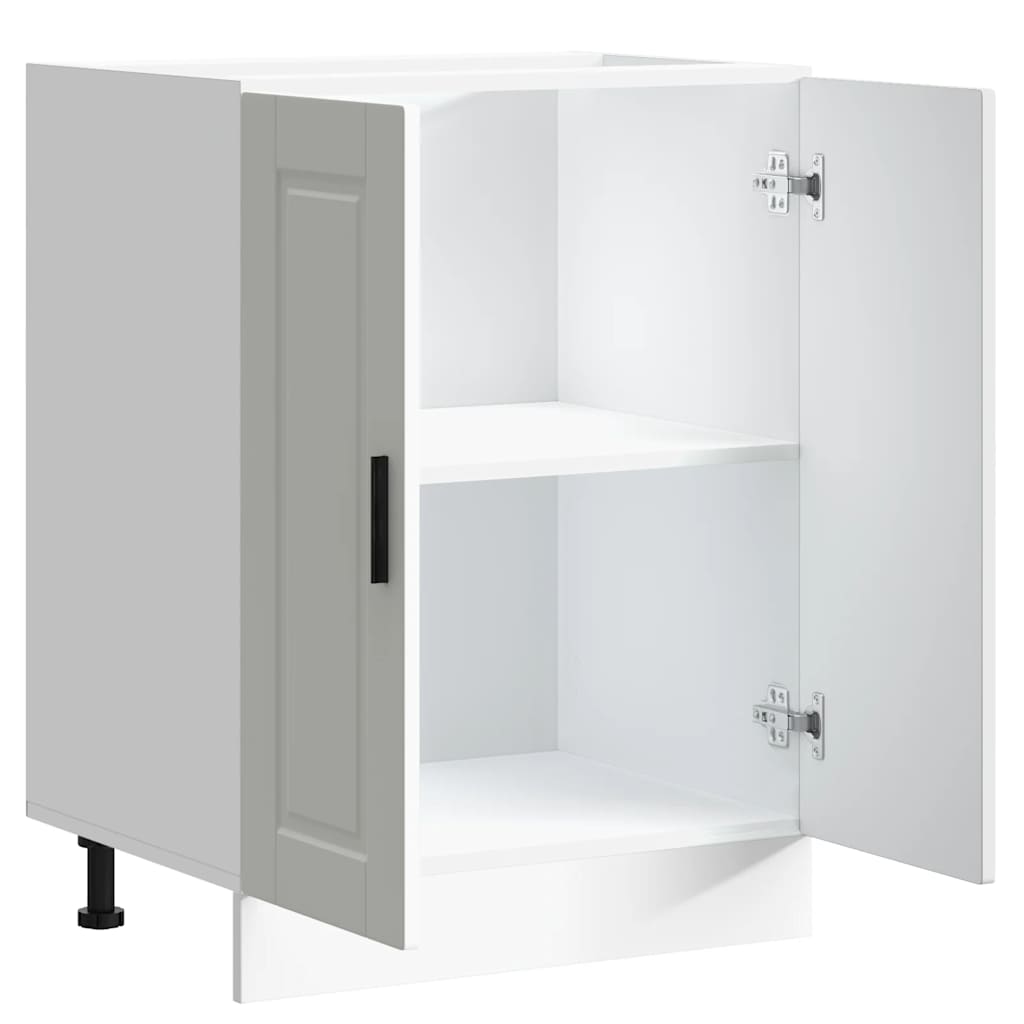 Vidaxl Kitchen Base Cabinet, Porto, White, Wood-based Material