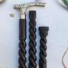 Unique Brass Handle Walking Stick, Handmade Wooden Foldable Cane, Silver Handle Walking Cane And Stick