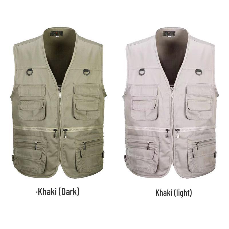 Men's Breathable Multi-Pocket Spring/Fall Outdoor Fishing Vest