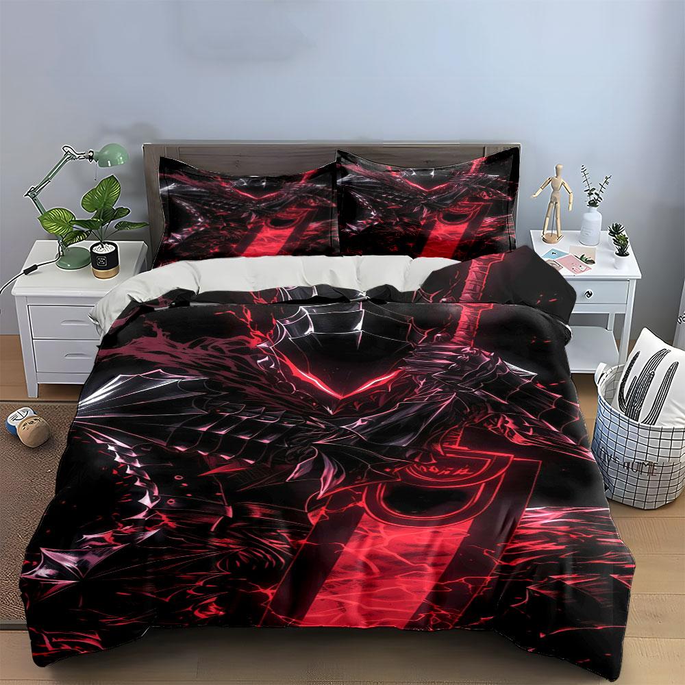 Dark Knight with Sword. Bedding Sets Duvet Cover Sets Duvet Covers Pillowcases(1*Duvet Cover 2*Pillowcases Without Duvet Insert)