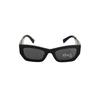 MIU MIU Temple Logo Acetate Frame Butterfly-Shaped Sunglasses Women's Style Black (Prescription Compatible)