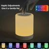 Portable Smart Mini Wireless Speaker Touch Light LED Night Light with Colorful Speakers Table Lamps