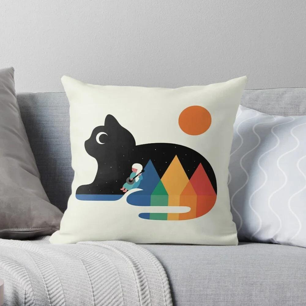 Colorful Animal Figure Pattern Double-sided Printed Pillow Cover Short Plush Suitable Living Rooms Bedrooms Throw Cushion Cover