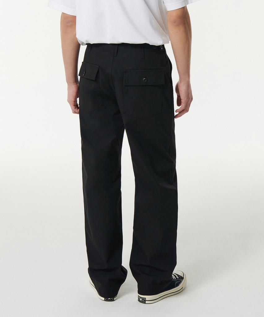 MUSINSA STANDARD Ripstop Fatigue Pants [Black]
