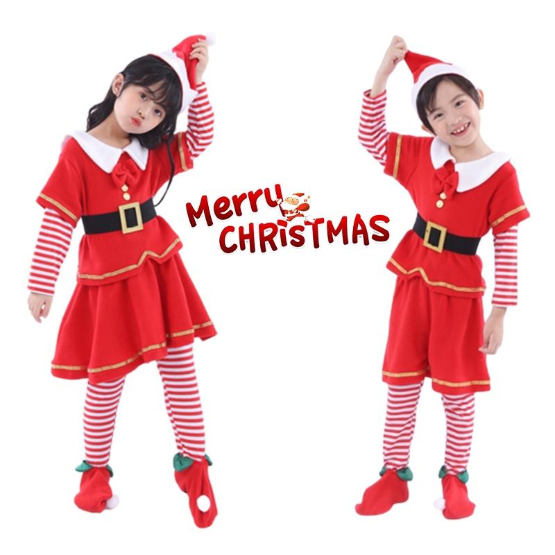 Soft Comfort Polyester Christmas Cosplay Costume For Toddler Boys Girls