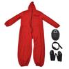 Game Jumpsuit Face Mask Gloves Belt Set Unisex Face Cover Props for Halloween Fancy Dress Party