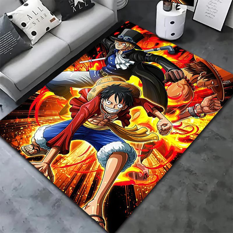 Monkey D Luffy Matmatta För Vardagsrum Sovrum Hem Soffa Dekoration, Barnlek Halkfri Golvmatta
