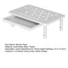 Computer Monitor Riser Cold-Rolled Steel Ventilated Monitor Stand with Drawer 3-Level