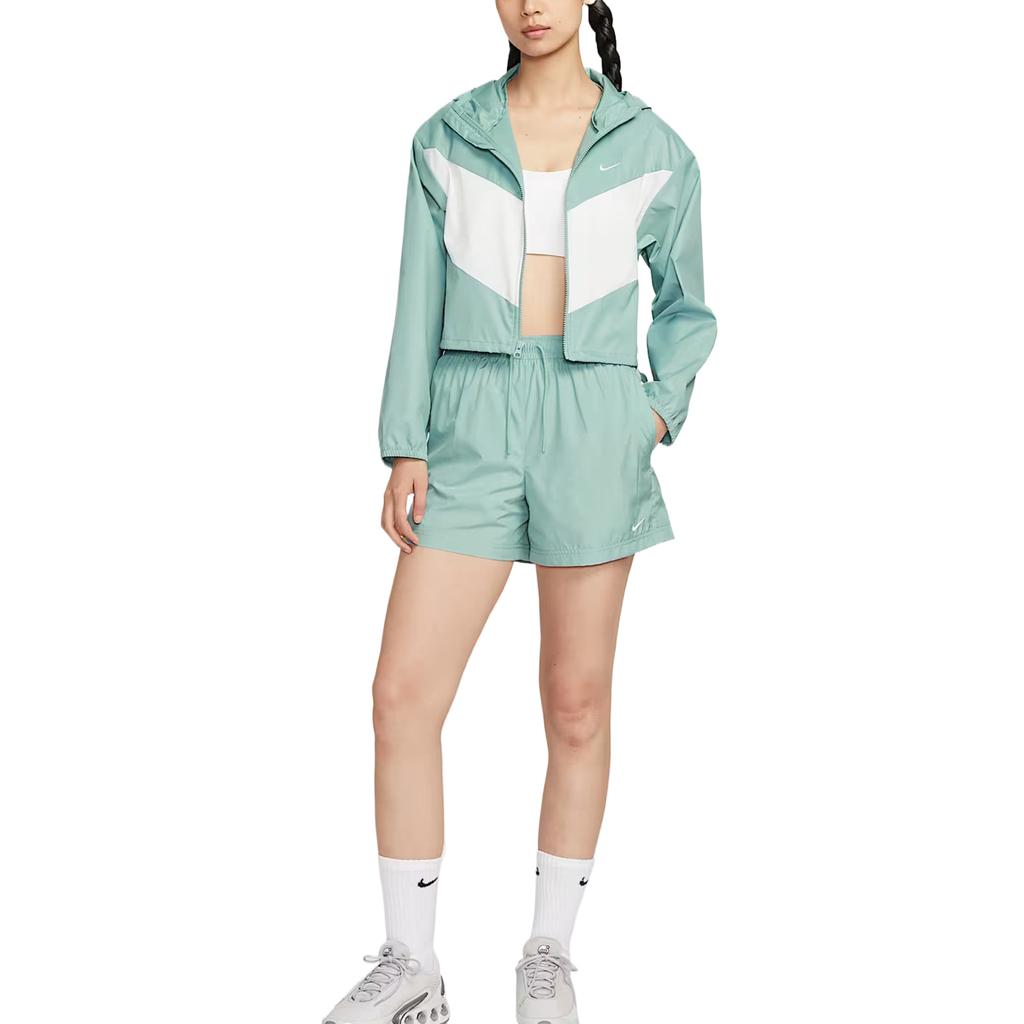 Nike Sportswear Jackets Women's Gunmetal Gray/Sail White/Sail White Hooded Moderate Other HJ1183-017