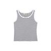 PLASTIC ISLAND [Beige] Ribbed Sleeveless Top Ps7Ct401