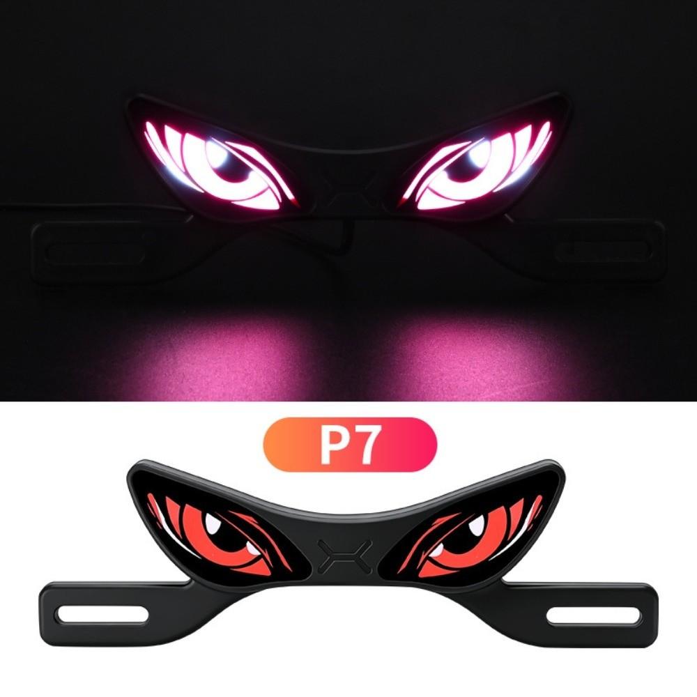 Waterproof Motorcycle License Plate Light Rear Warning Lamp  Car Decorative Tool