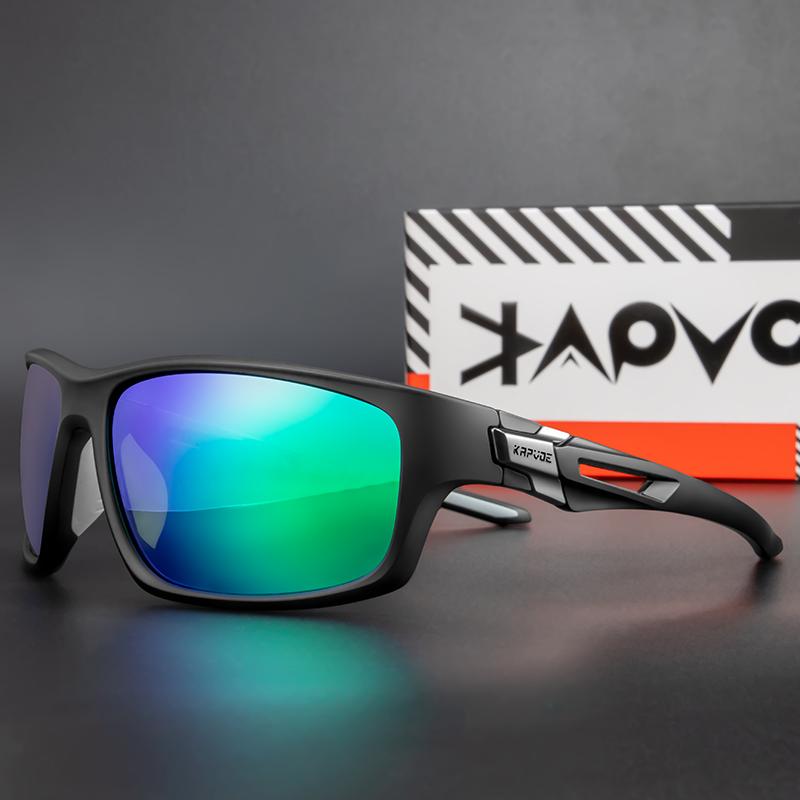 Kapvoe Cycling Sunglasses for Men UV400 Protection Driving Shades Outdoor Sports Fishing Hiking Classic Sun Glasses