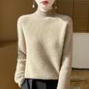 Tjock Vinterull Turtleneck Tröja Dam 100 Procent Stickad Pullover Toppar MODERN NY SAGA Tröjor Dam
