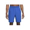 Shorts décontractés à lacets et imprimé lettres, jambe droite, pour homme, bleu DM5957-480