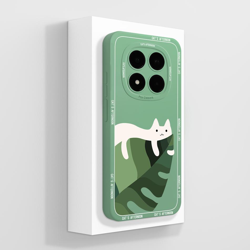 Case For Redmi Note 15 Pro Plus Artistic Style Full Coverage Funda For Redmi Note15 Covers Soft Liquid Silicone Phone Protector