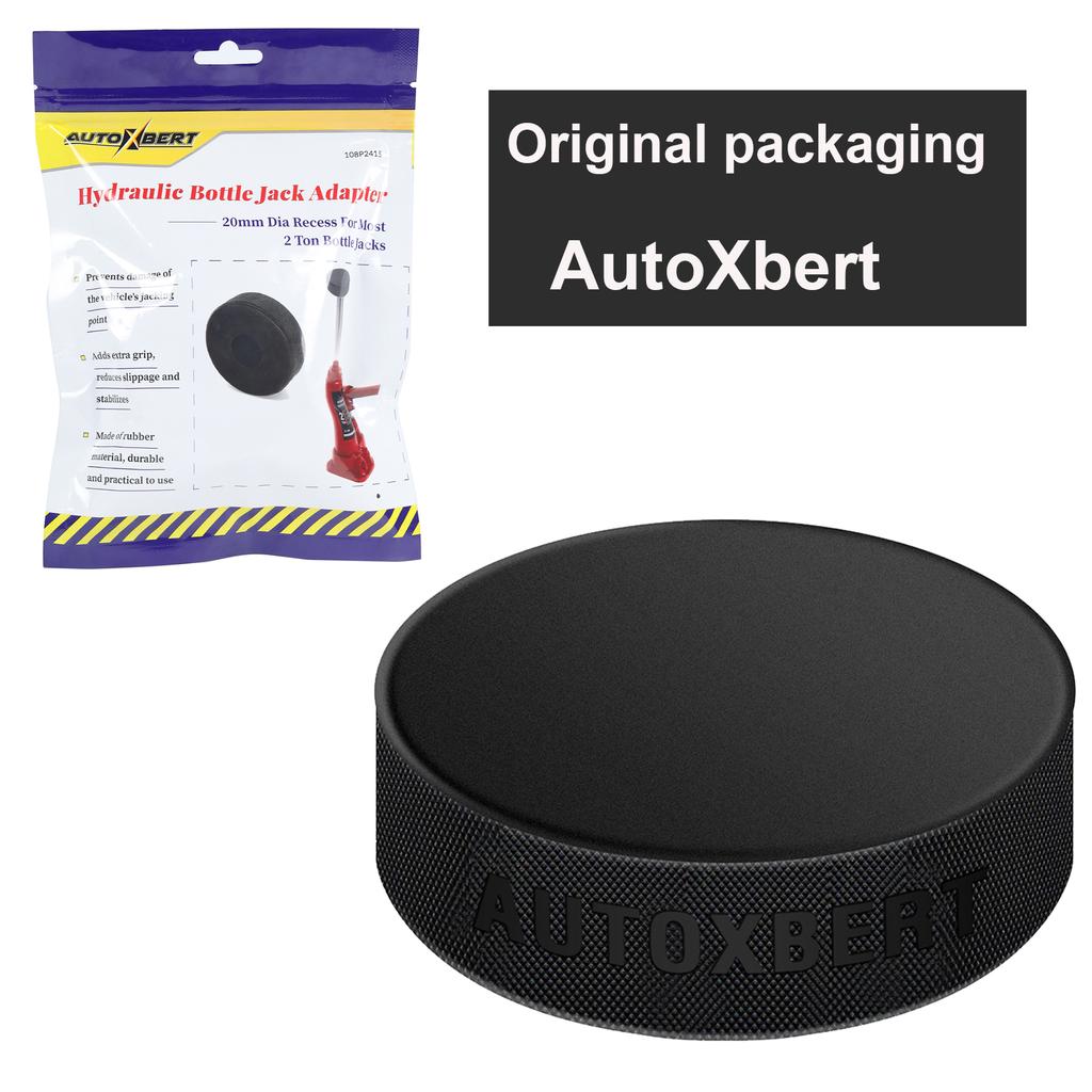 4Pcs Rubber Bottle Jack Pad Protector Adapter Car Jacking Tool Pinch Weld Side Lifting Disk 20mm Hole For Most 2 Ton Bottle Jacks