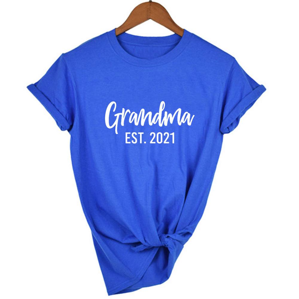 Grandma Est Women Casual T Shirt Aesthetic Short Sleeve T Shirts Female Tees Ropa De