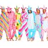 Costum Cosplay Unicorn Salopetă Anime Pentru Adulti Pijamale cu glugă Kigurumi Onesies de desene animate De Crăciun Halloween