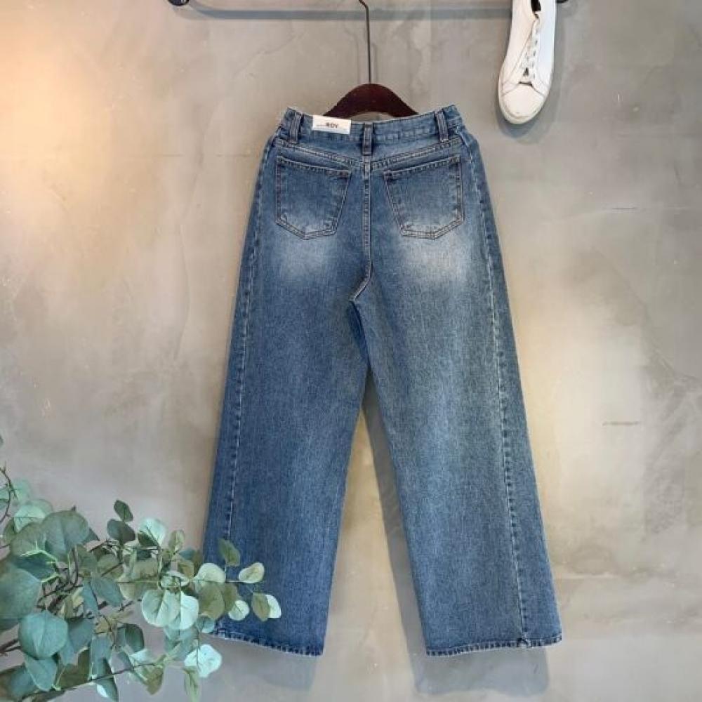 C S In The Room Fever Cut lIne waShIng Wide jeanS One Color