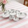 Cuenco de Servir Decorativo de Racimo 9 Compartimentos Plato de Servir Snacks Plato Multibowl Bandeja de Mesa de Metal Moderna para Reuniones de Fiesta Decoración de Mesa