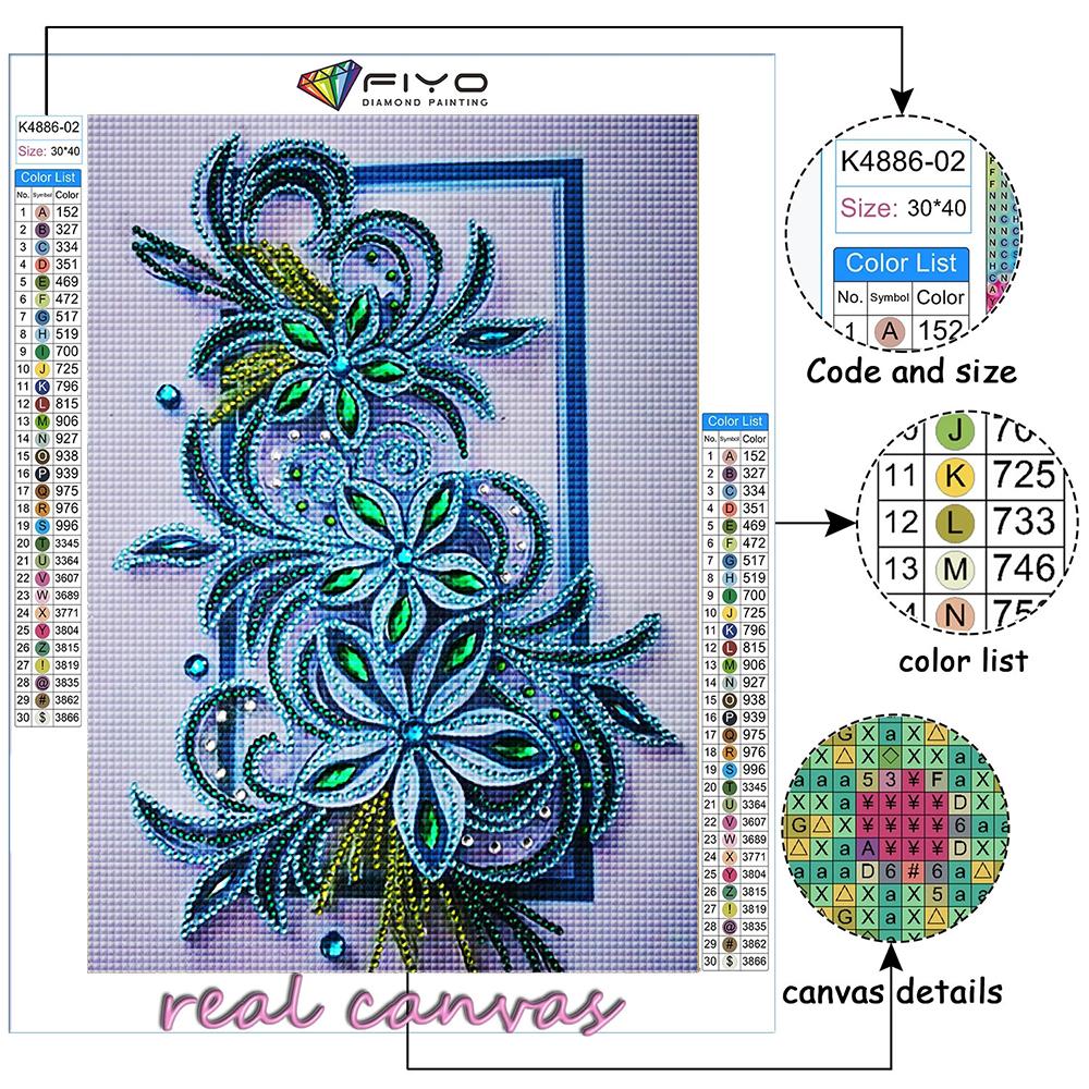 5D Diy Diamant Pictura Flori Cusatura de cruce Broderie cu diamant complet Mozaic
