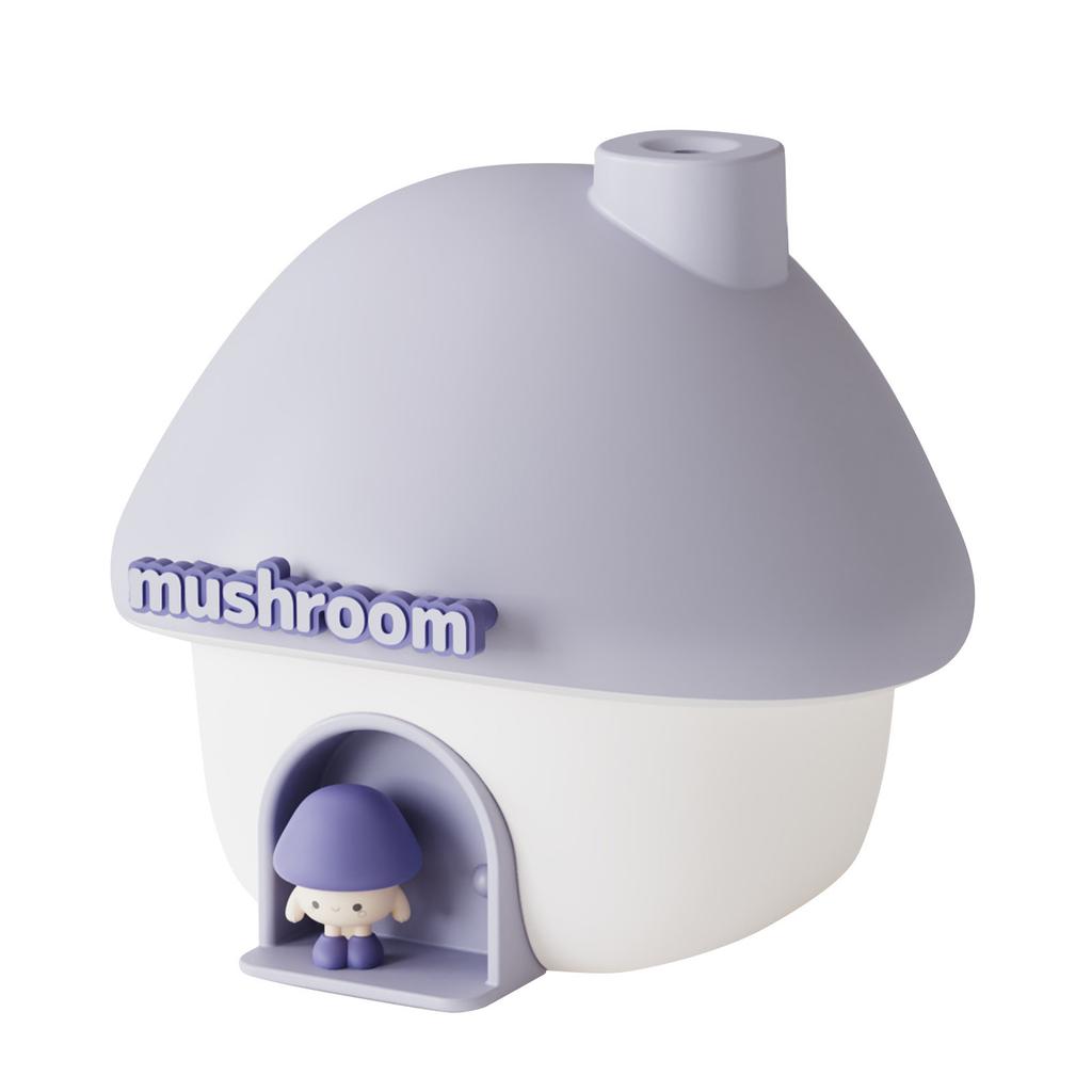 Portable Humidifier, 300ml Small Cool Mist Humidifier, Personal Desktop Humidifiers For Baby Bedroom Travel Home,7 Modes Of Sunset Atmosphere Light