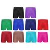 Girls Dance Shorts Shiny Rhinestones Waistband for Figure Skating Gymnastics Acrobatics Performance
