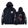 Mens Womens Hoodie Attack on Titan Anime Hoodies Streetwear Casual Cartoon Printed Hooded Pullover Sweatshirts