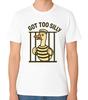 Zu albern geworden Lustige Gans Gefängnis Meme Unisex Grafik T-Shirt Gefängnis Humor Tee