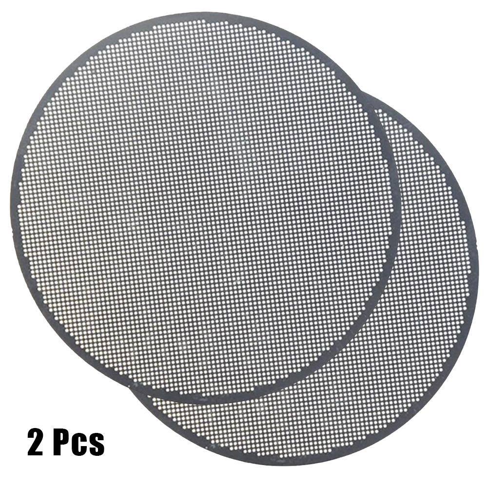 2PCS Coffee Filters Metal Fine Mesh Stainless Steel Round Hole 61MM Pressure Pot